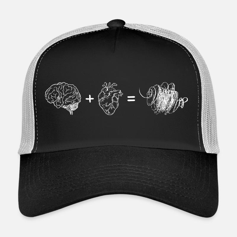 Brain Heart Fusion Trucker Cap