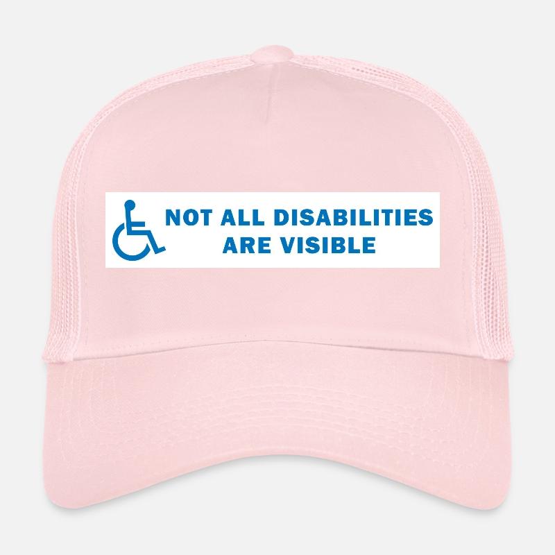 Tous les handicaps ne sont pas visibles Casquette trucker 