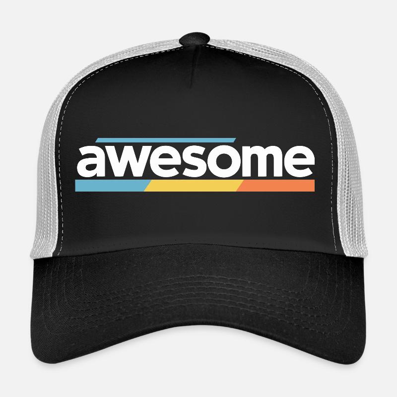 Fantastisches Typografie-Design Trucker Cap