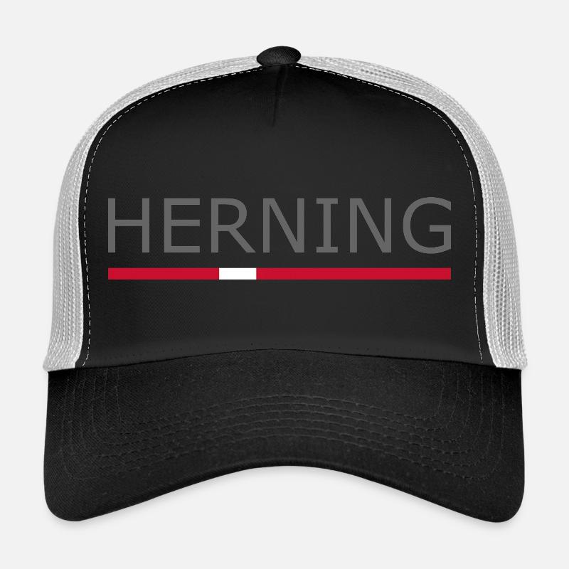 Herning - drapeau du Danemark - Danemark - Scandinavie Casquette trucker 