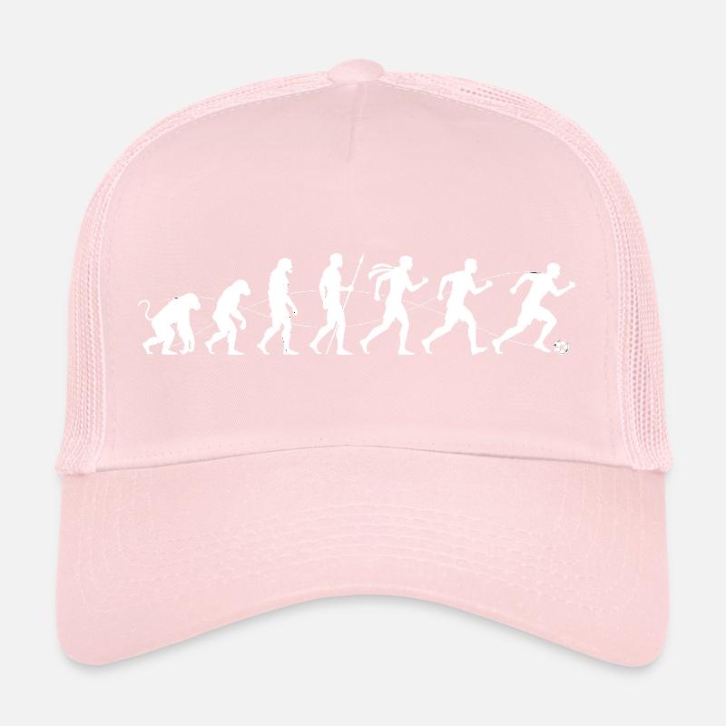 Evolution Lauf Silhouette zum Fussball Trucker Cap