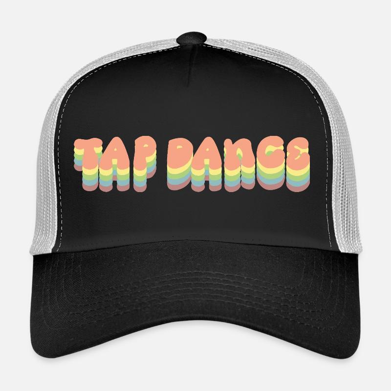 Tap Dance Regenbogen Pastell - Trucker Cap - Schwarz/Steingrau