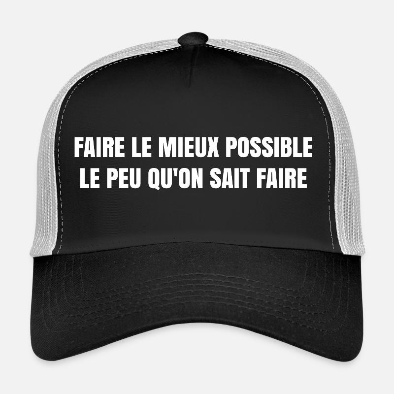Message Positif Minimaliste Casquette trucker 