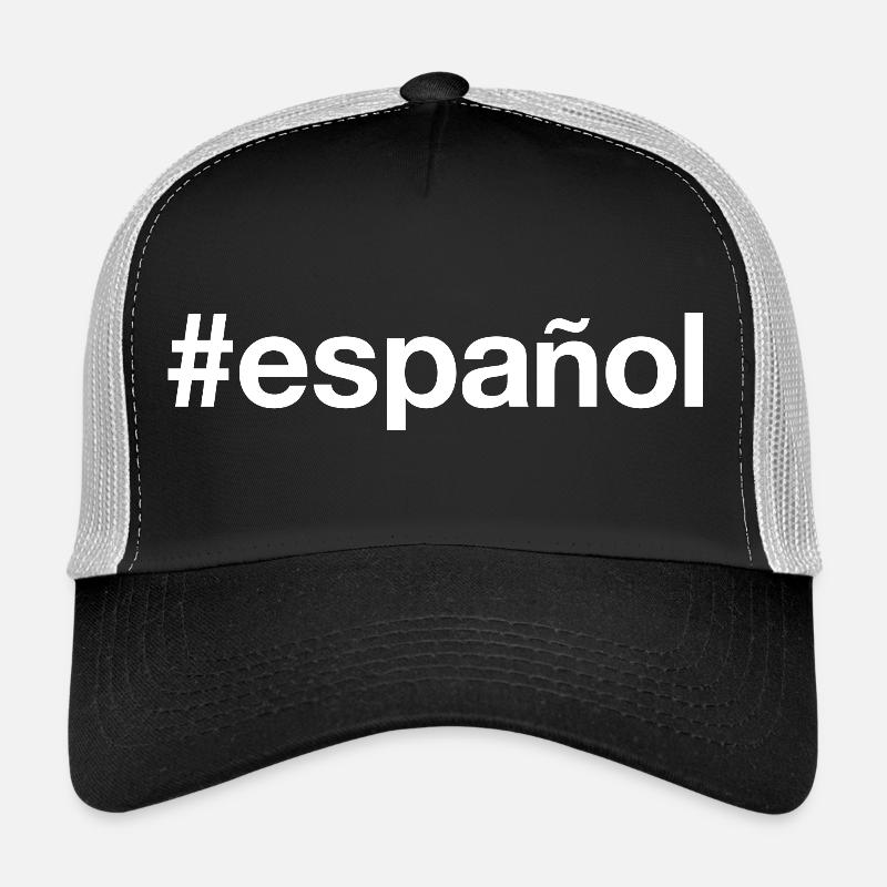 ESPANOL Espagnol Espagnol Hashtag Casquette trucker 