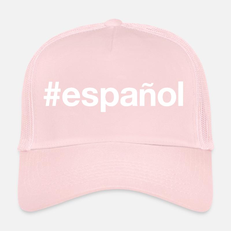 ESPANOL Espagnol Espagnol Hashtag Casquette trucker 
