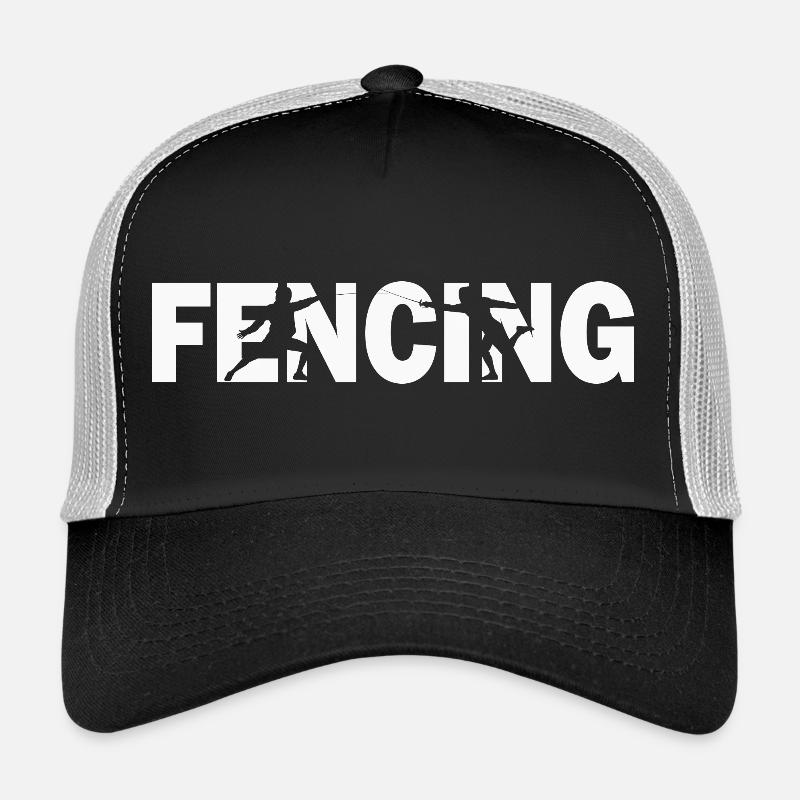 Fechten Fechter - Trucker Cap - Schwarz/Steingrau