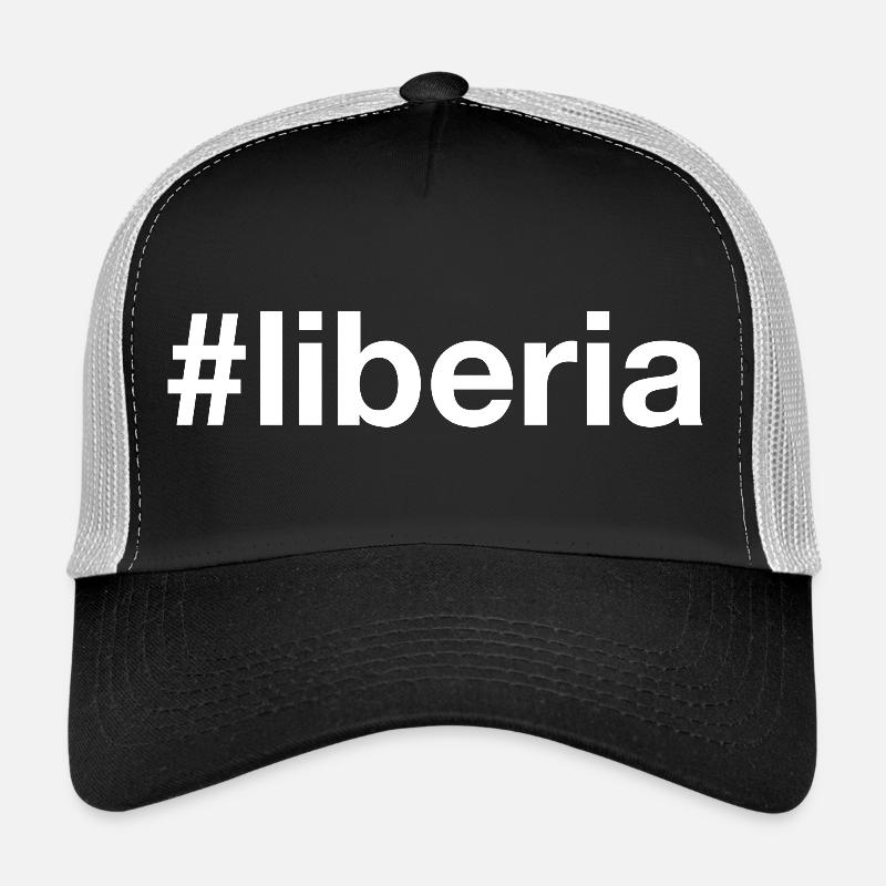 LIBERIA Hashtag Trucker Cap