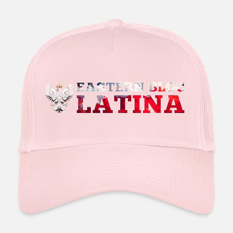 Eastern Bloc Latina Pole Poland White Eagle Gift Trucker Cap