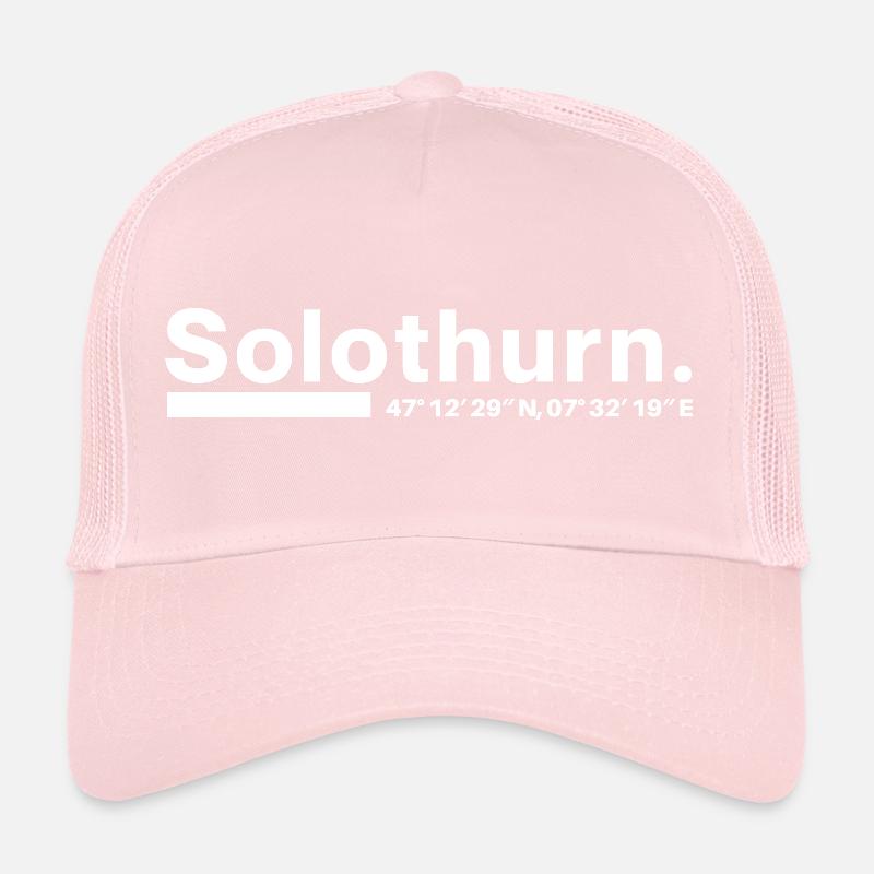 Solothurn coordinates Canton Switzerland Trucker Cap