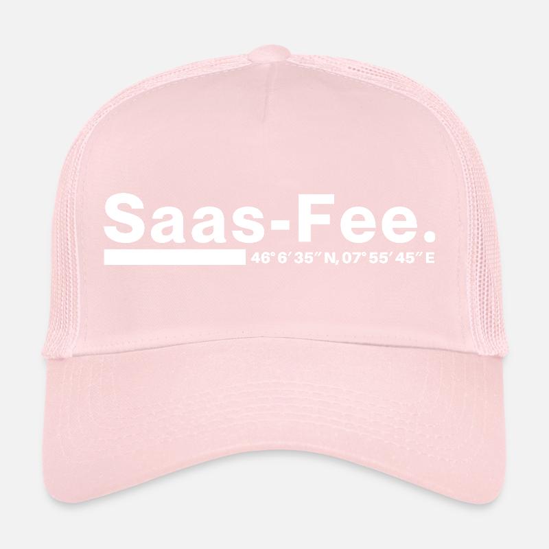 Coordonnées Saas-Fee Valais, Suisse Casquette trucker 