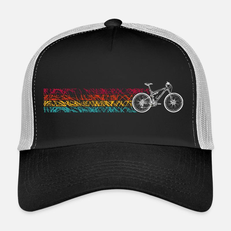 LGBT Pride Rainbow Bicycle Design Trucker Cap