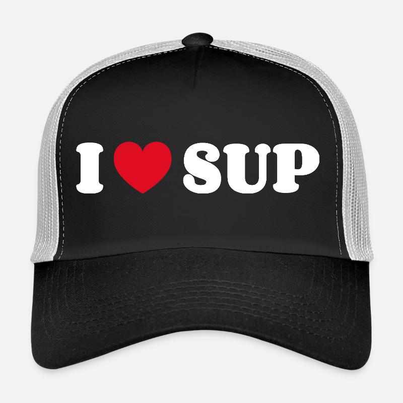 J’adore le paddle debout SUP, le paddle debout Casquette trucker 