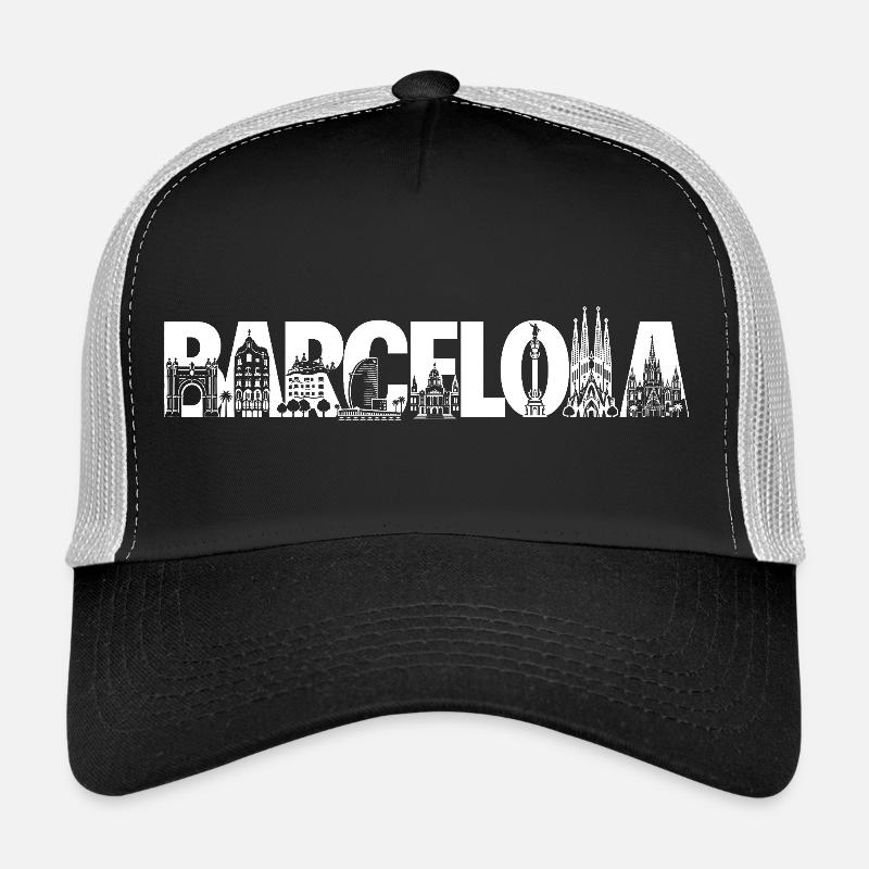 Barcelona Spanien Katalonien Sunset Trucker Cap