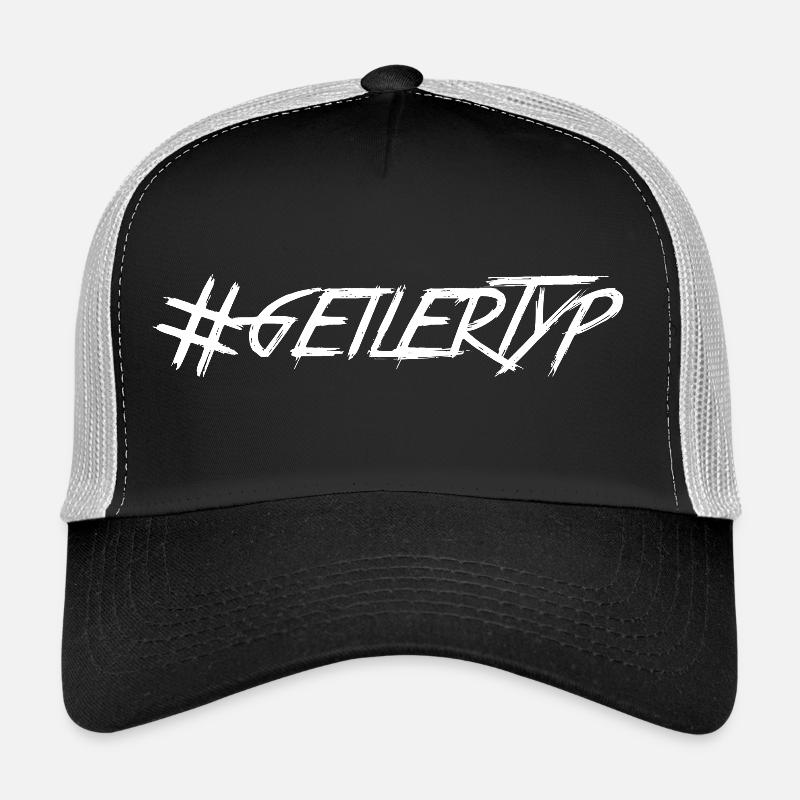 Geilertyp - Trucker Cap - Schwarz/Steingrau