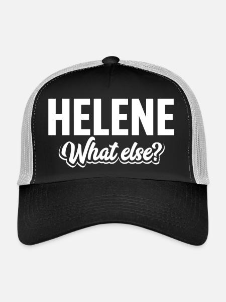 HELENE - we - Trucker Cap - Schwarz/Steingrau
