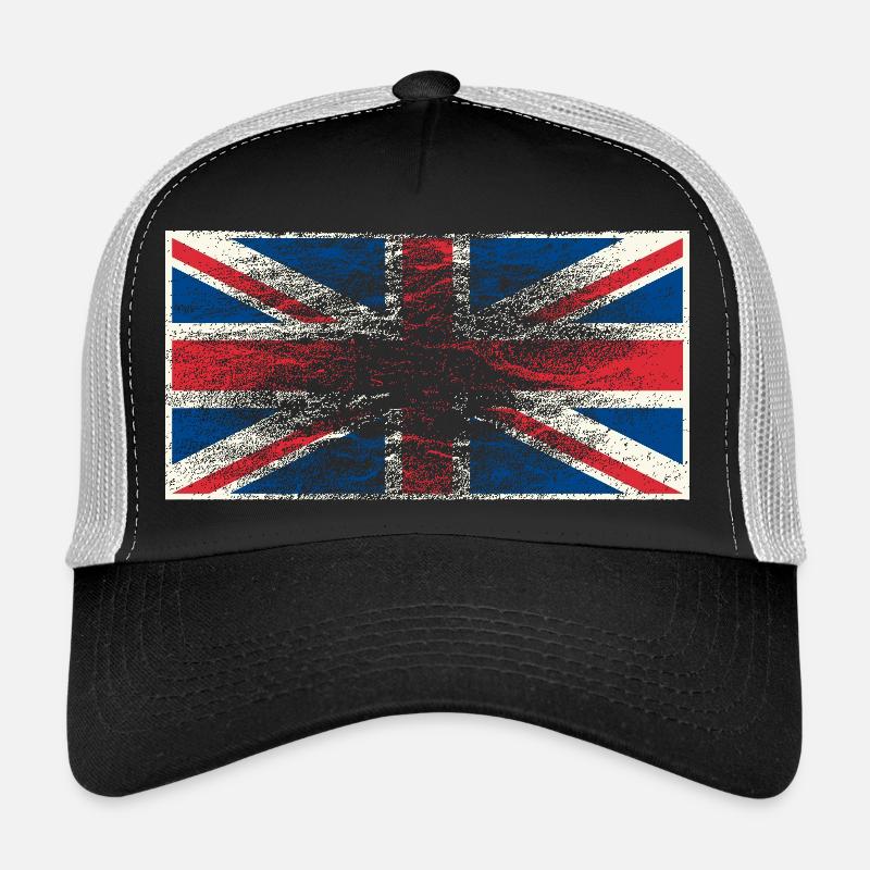 Drapeau d'Union Jack, Grande-Bretagne, je me suis Casquette trucker 