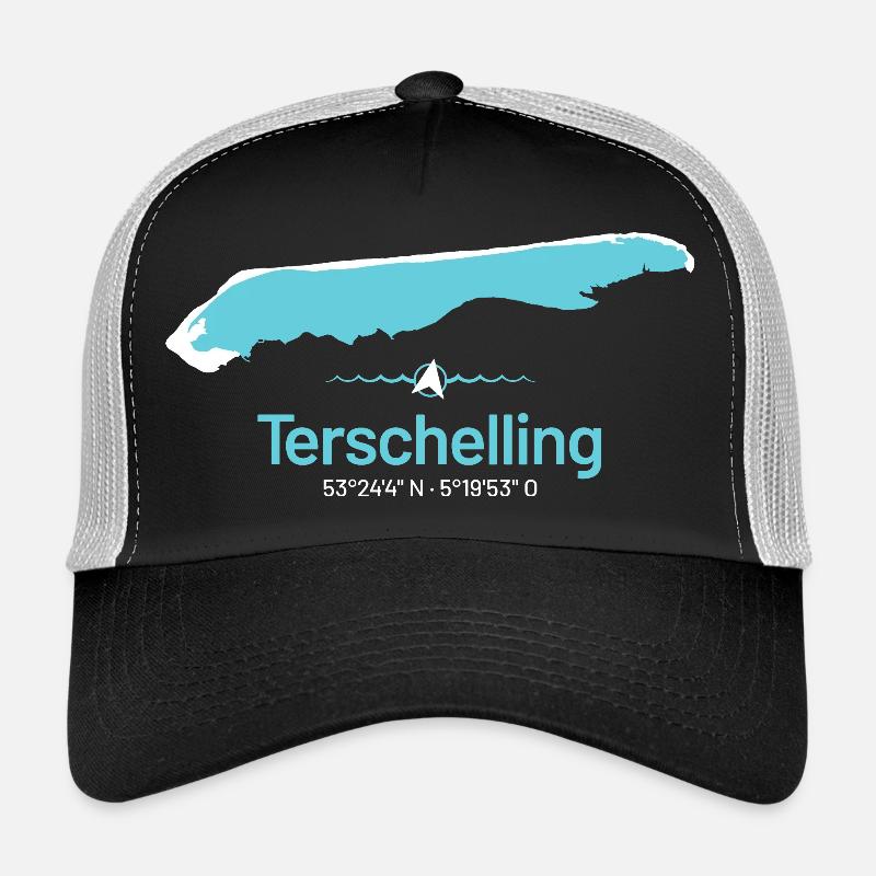 Terschelling | Carte de conception Casquette trucker 