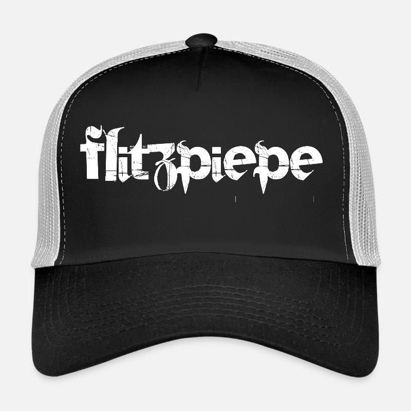 Flitzpiepe - Trucker Cap - Schwarz/Steingrau
