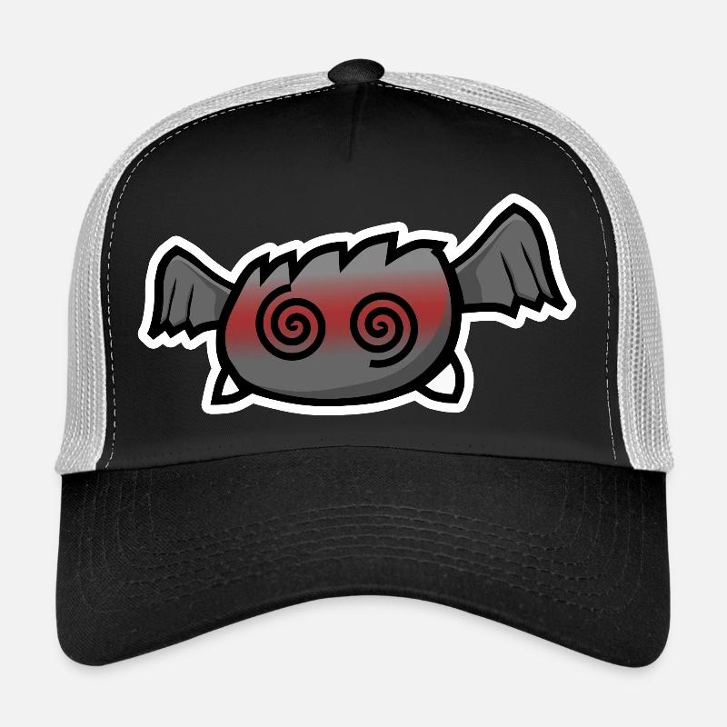 Ohnmächtige Fledermaus - Trucker Cap - Schwarz/Steingrau