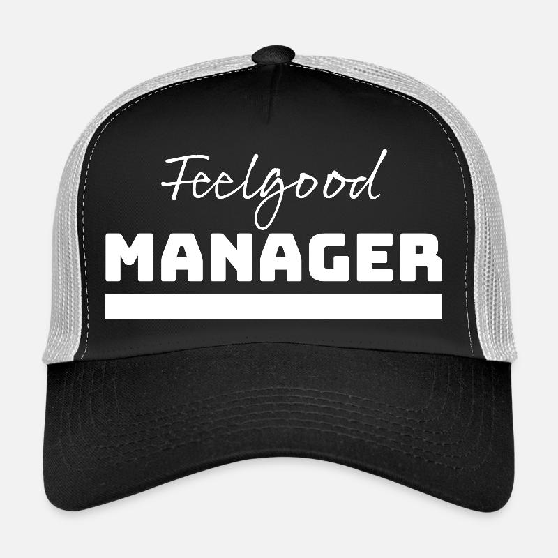 Tshirt Feelgood Manager white Trucker Cap