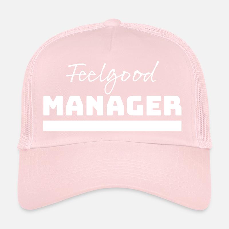 Tshirt Feelgood Manager blanc Casquette trucker 