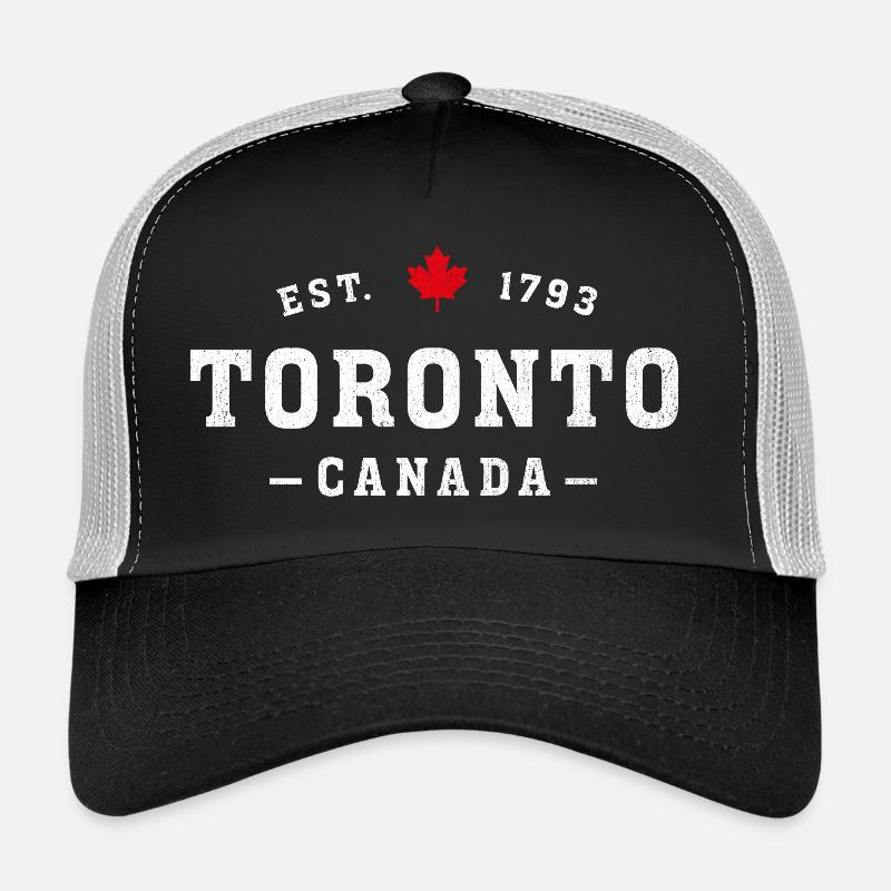 Toronto Erbe 1793 Emblem - Trucker Cap - Schwarz/Steingrau