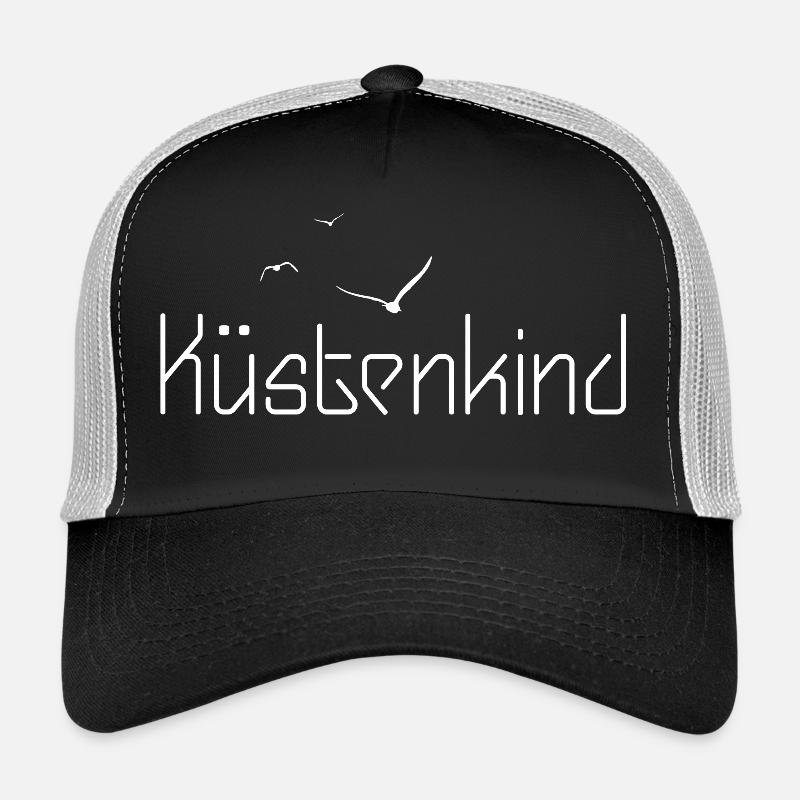 Küstenkind - Trucker Cap - Schwarz/Steingrau