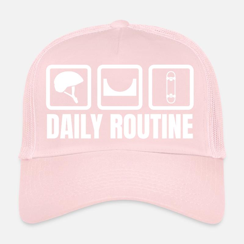 Routine du patineur Casquette trucker 