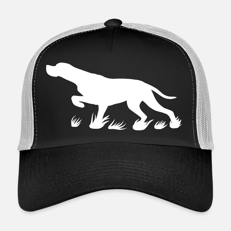 Pointeur saillant (blanc) Casquette trucker 
