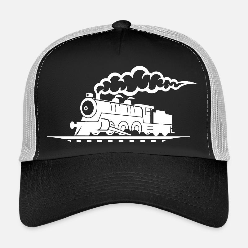 Dessin de chemin de fer Casquette trucker 