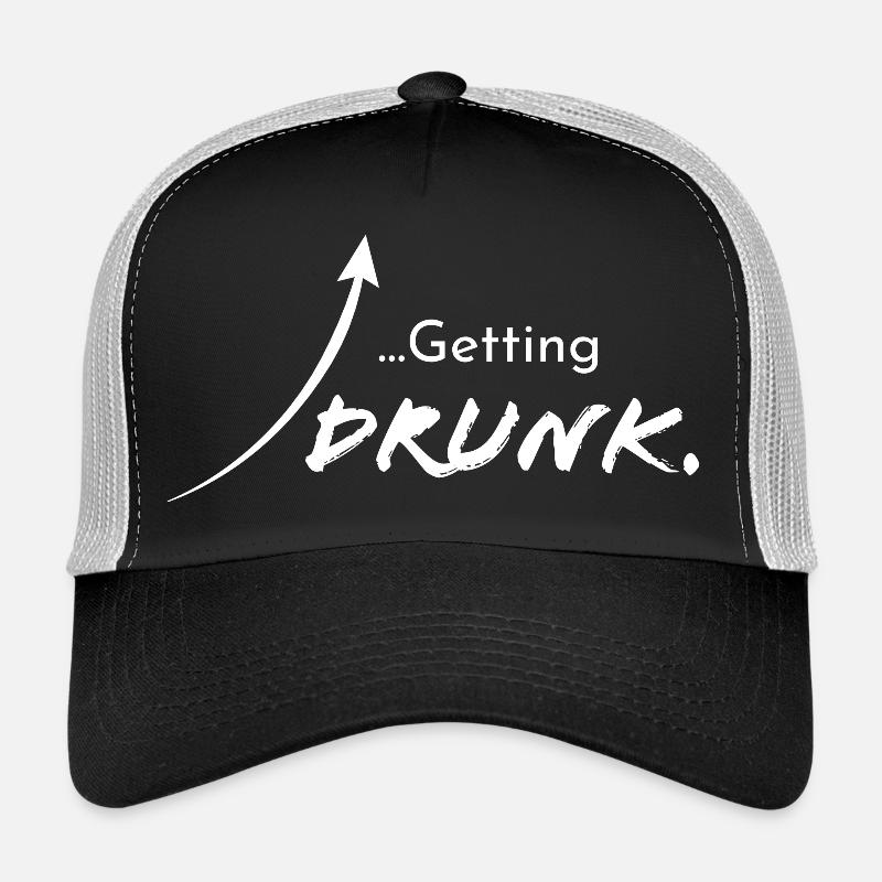 Se saouler, version 2 Casquette trucker 