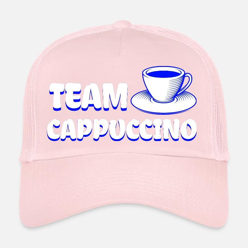 Team Cappuccino - Cool Coffee Design Casquette trucker 