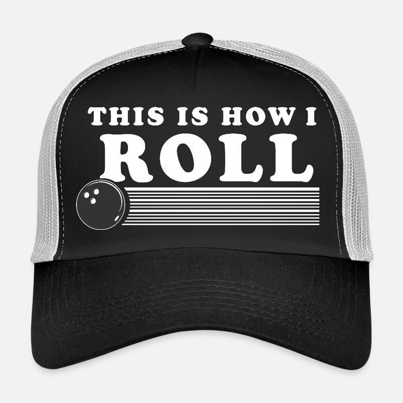 This Is How I ROll Retro Bowling Ball Trucker Cap
