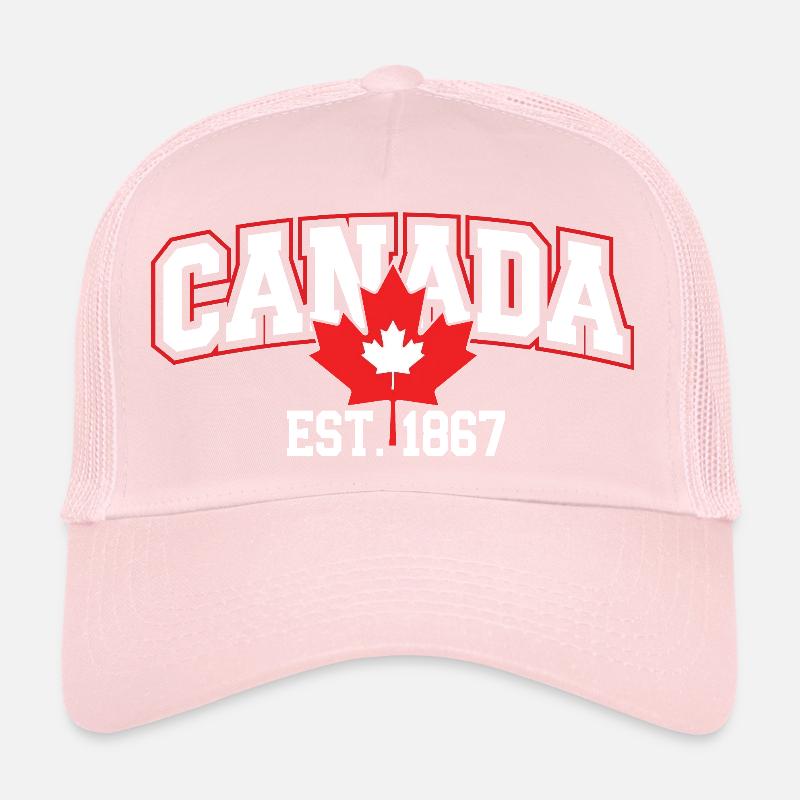 Canada Patriotic Maple Leaf Design Casquette trucker 