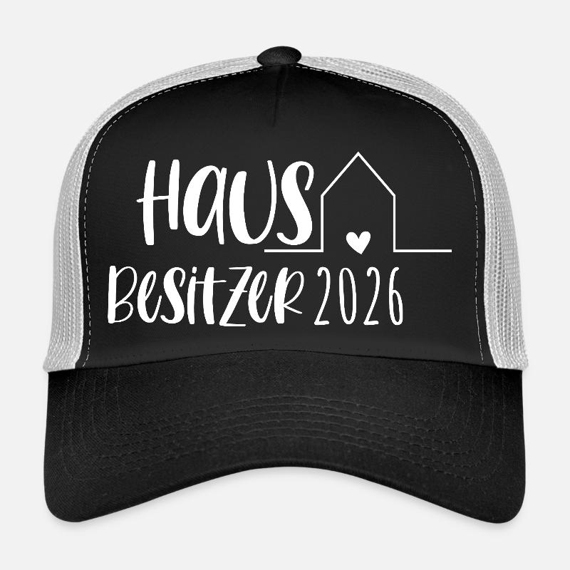 Propriétaire 2026 Cadeau Maison Bâtiment Maison Casquette trucker 