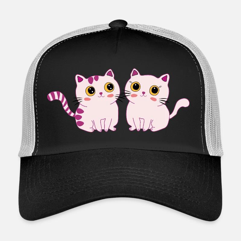 chats mignons Casquette trucker 