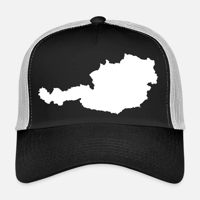 Austria Contour design on textiles Trucker Cap
