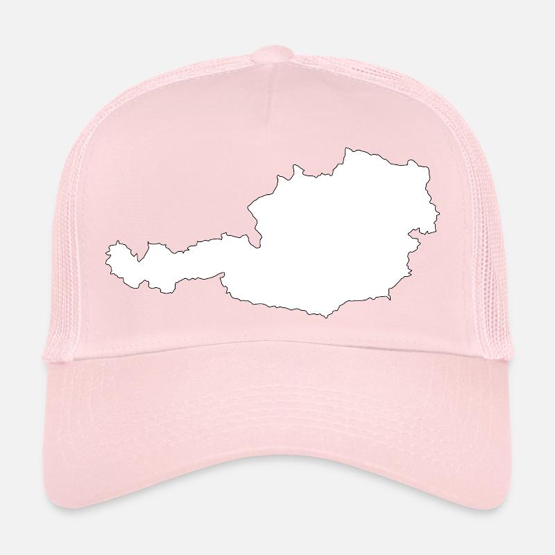 Austria Contour design on textiles Trucker Cap