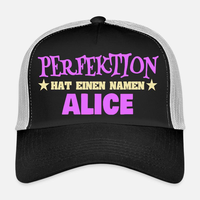 First name Alice Trucker Cap
