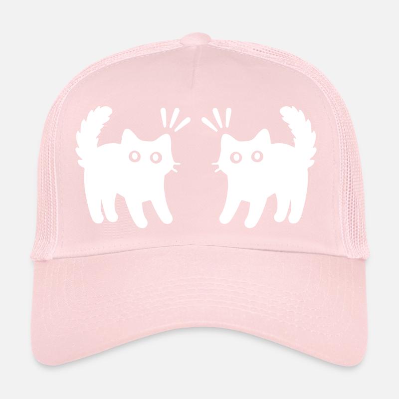 Chats Couple Casquette trucker 