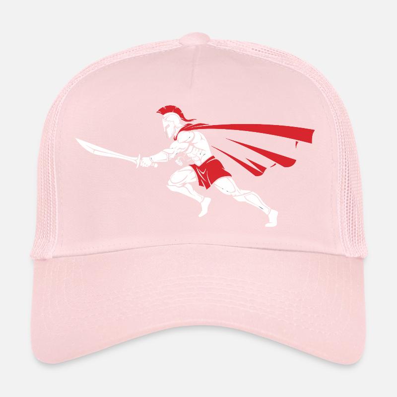 Spartan Attack Sword Maskottchen Spartan Dash Trucker Cap