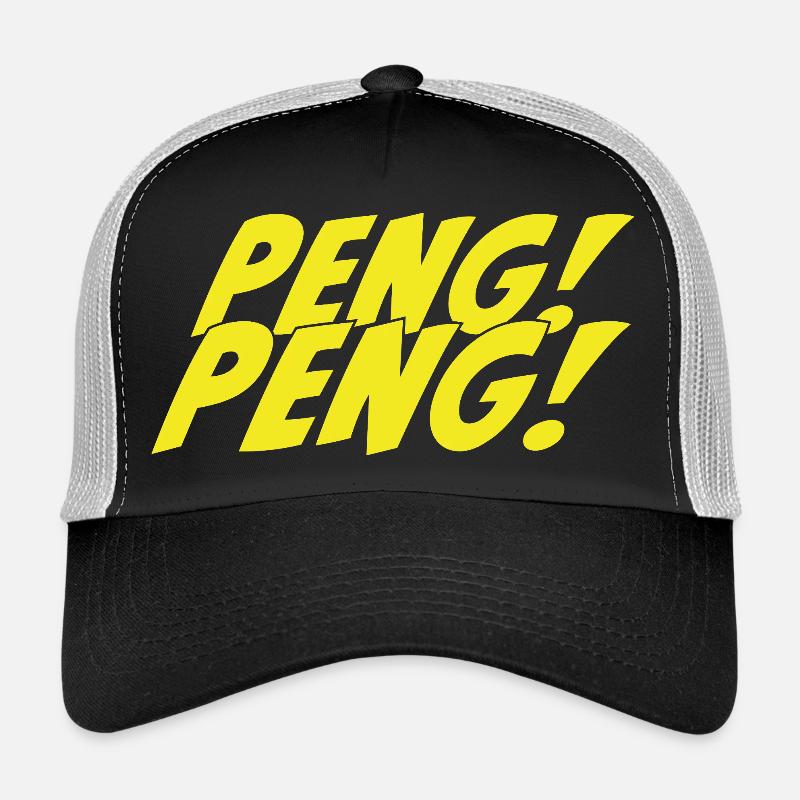 Peng Peng Vintage Comic Stil Trucker Cap