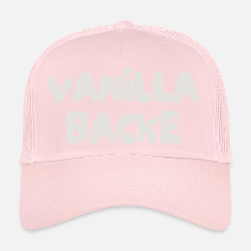 Joue vanille Casquette trucker 