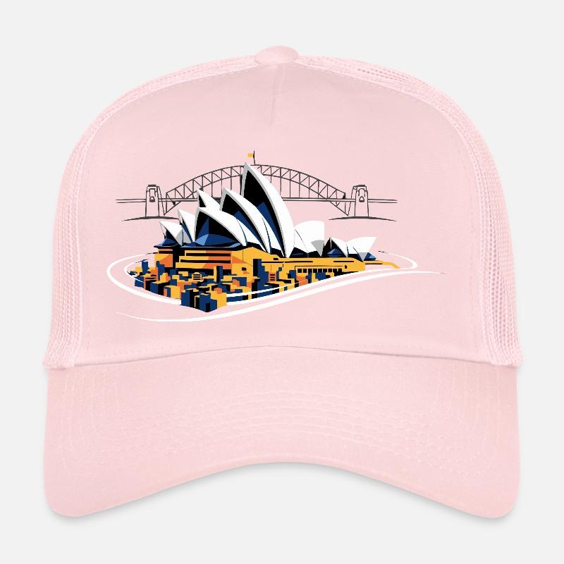 Sydney Opera Harbour Bridge Trucker Cap