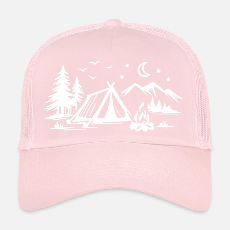 Camping Tent Trucker Cap