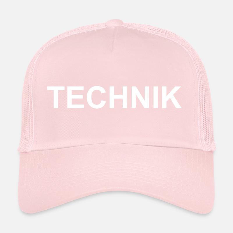 TECHNIK Team Techniker Arbeiten Zusammenhalt Stärk Trucker Cap
