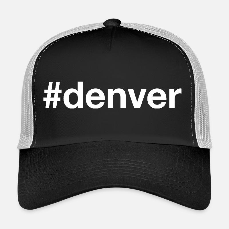 DENVER Hashtag - Trucker Cap - Schwarz/Steingrau