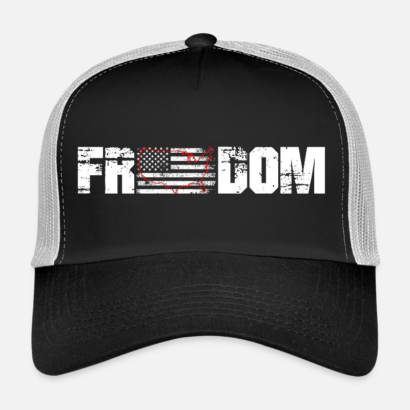 Patriotic USA Home Map Grunge Tee Casquette trucker 