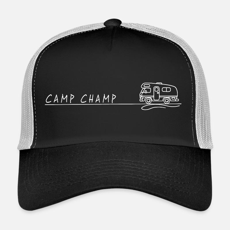 Motorhome Camp Champ Spruch Camping Trucker Cap