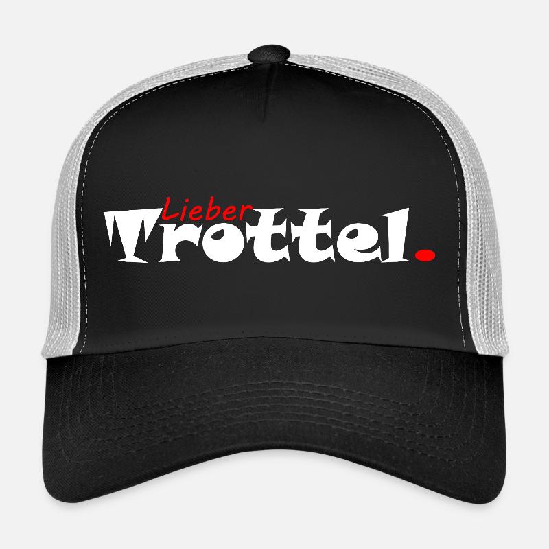 Cher idiot maladroit - Casquette trucker  - noir/gris pierre